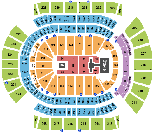 Desert Diamond Arena Phil Wickham Seating Chart
